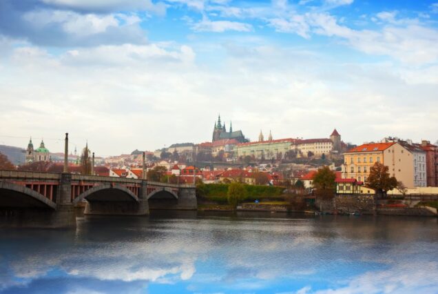 Prague Castle from the Vltava