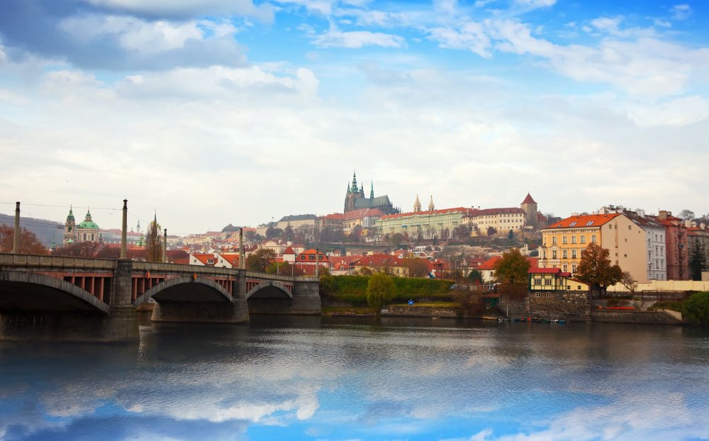 Prague Castle from the Vltava