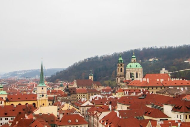 Prague red rooftops