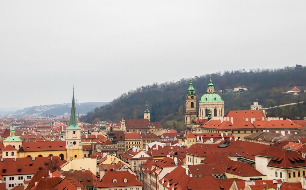Prague red rooftops