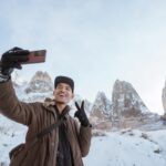 Pelancong mengambil swafoto di Cappadocia